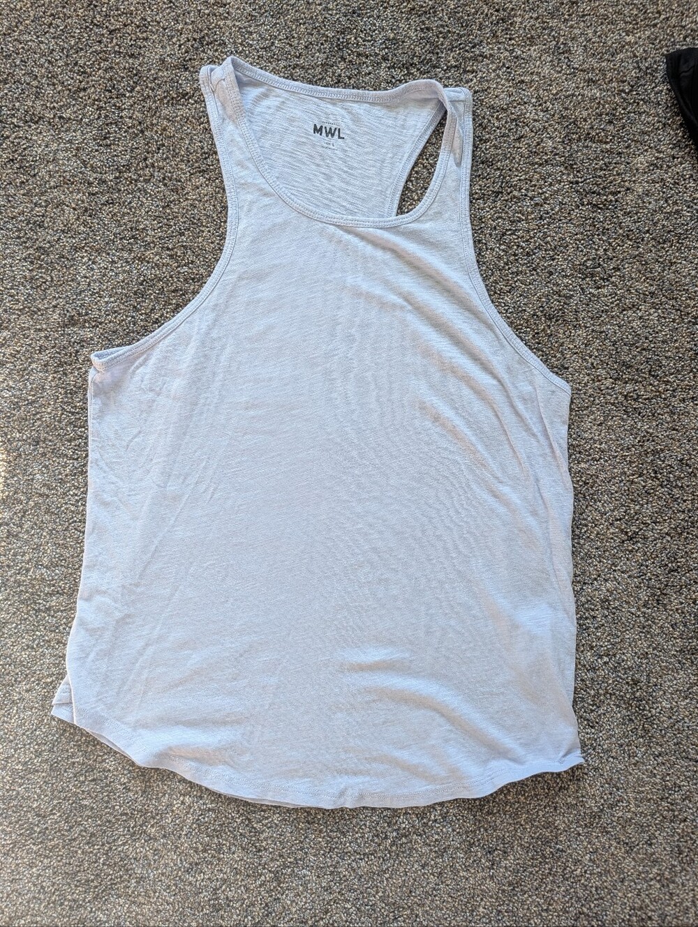 Madewell Light Blue Long Racerback Tank